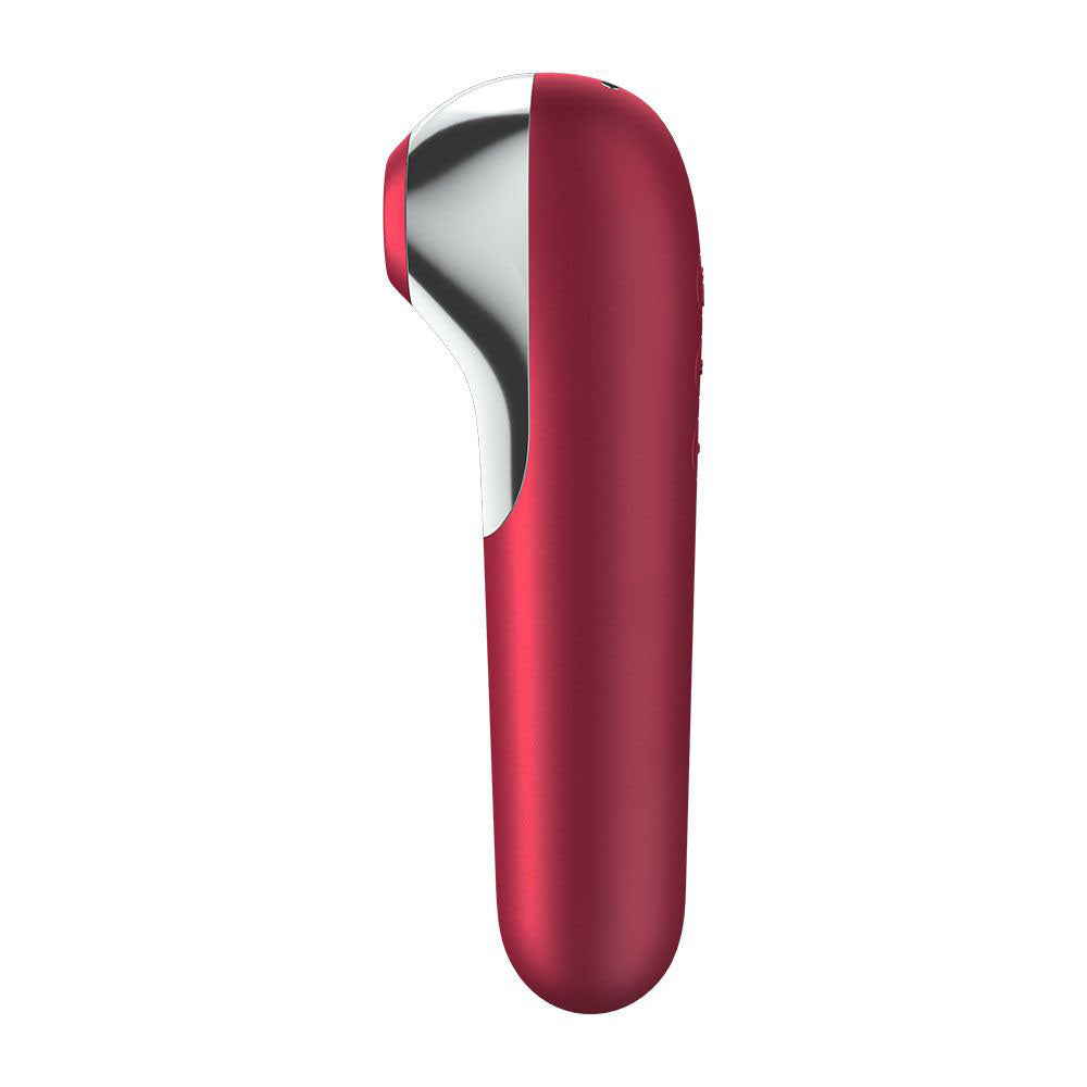 Masseur clitoridien Dual Love activé par application Satisfyer Rouge