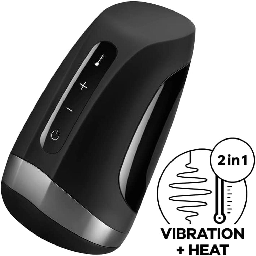 Masturbador con calor y vibración Satisfyer Men