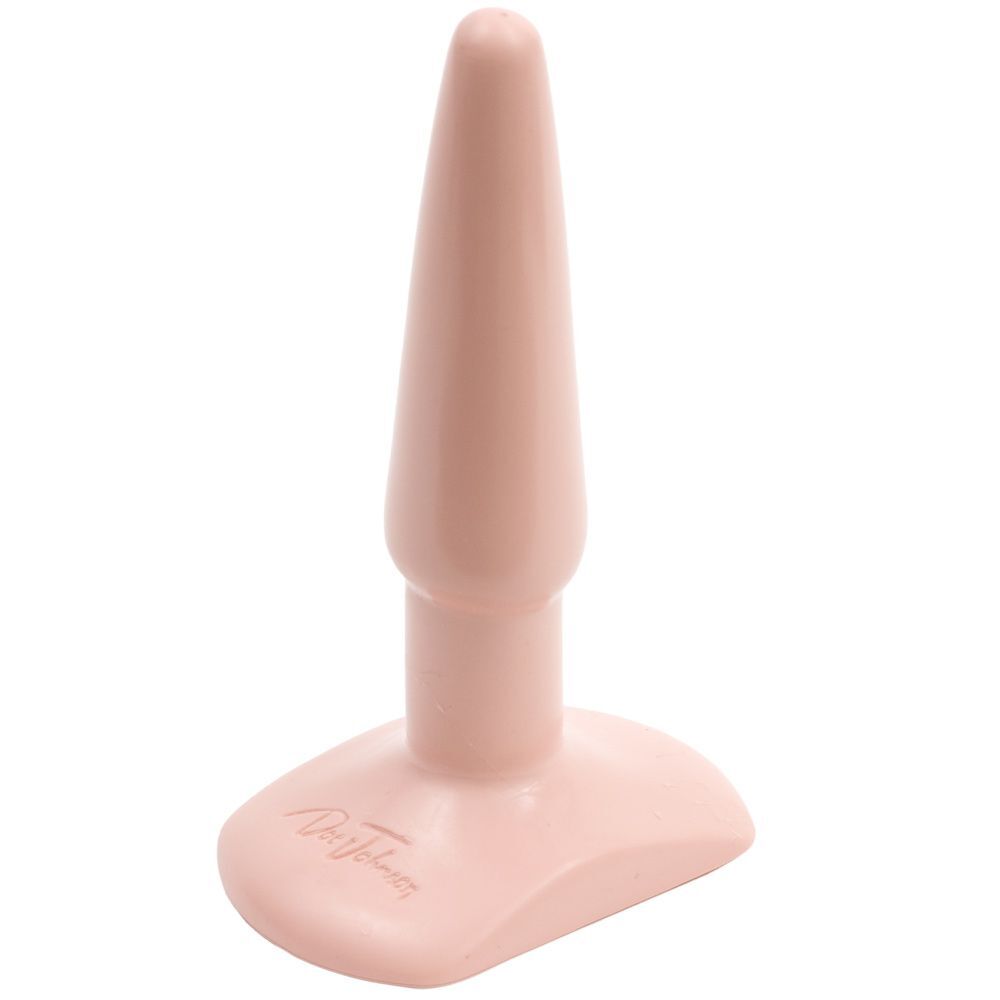 Plug anal classique lisse petit format chair rose