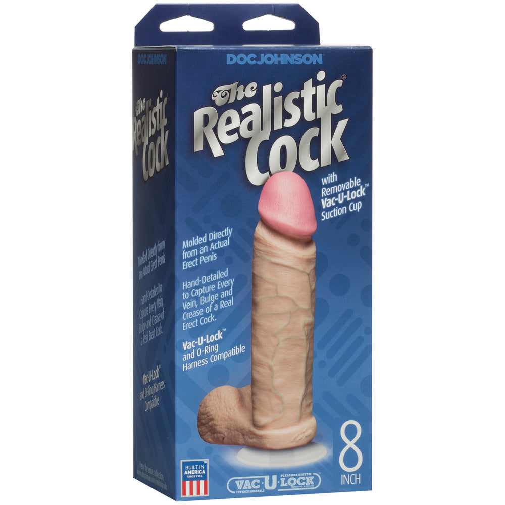 Le gode réaliste Cock 8 pouces Chair Rose