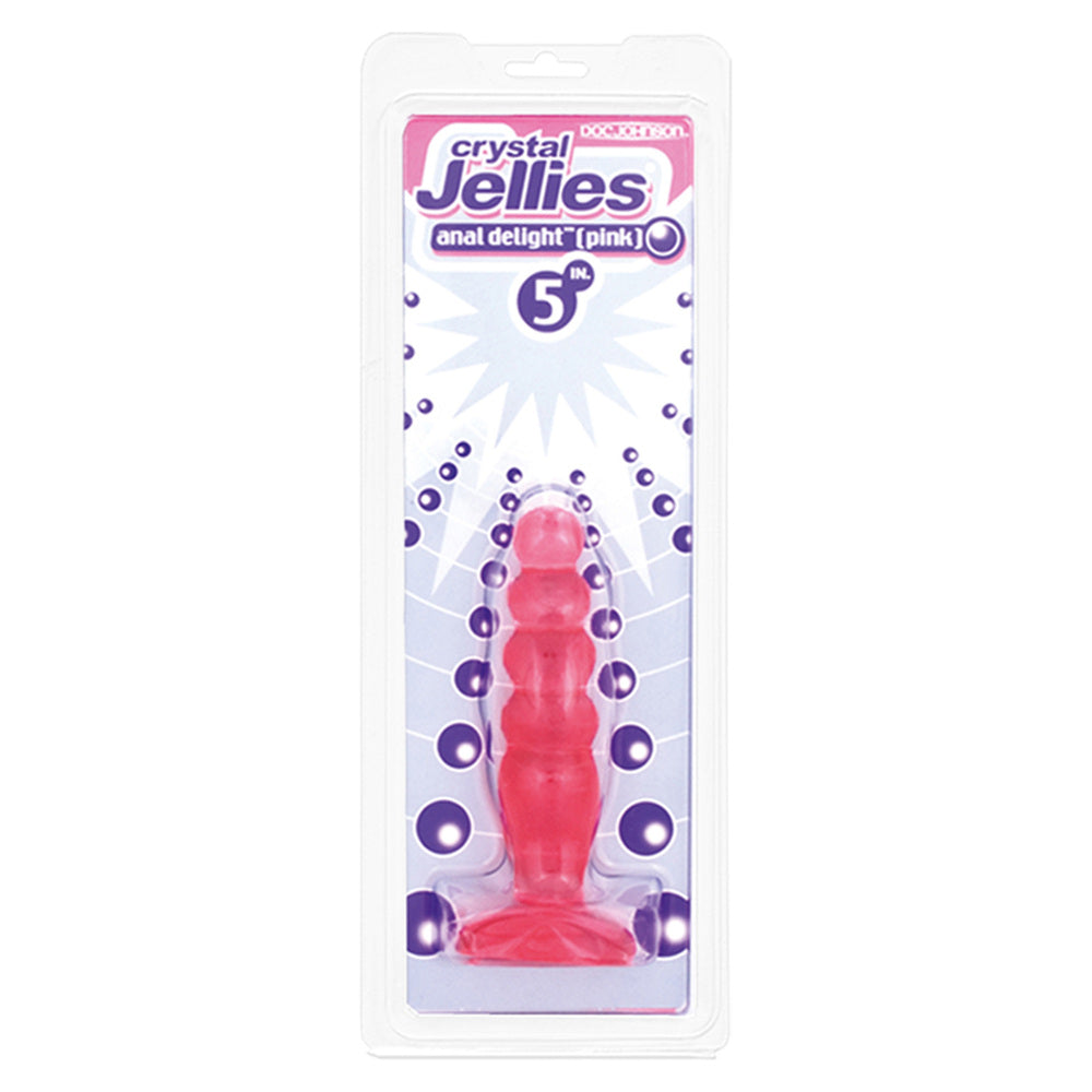 Plug anal Crystal Jellies Anal Delight rose