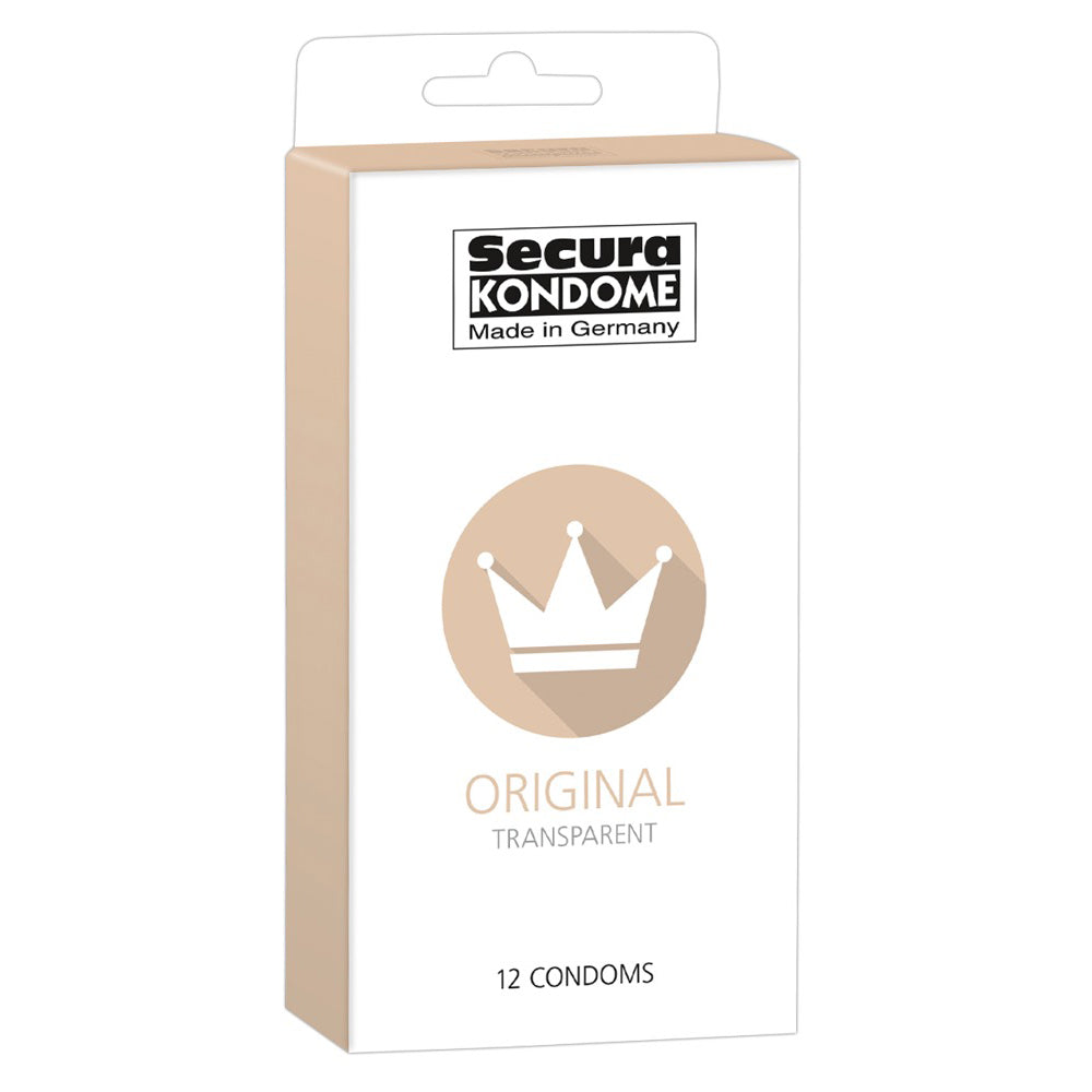 Condones Secura Kondome Original Transparente x12