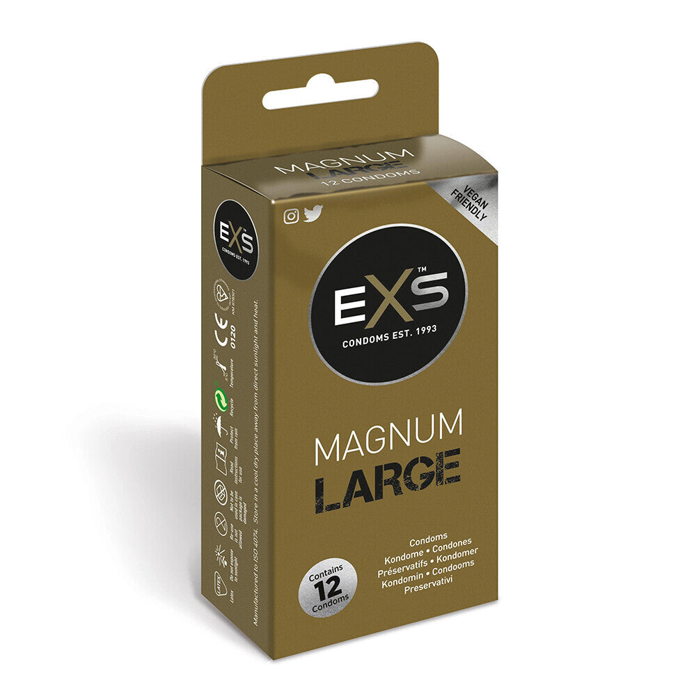 Lot de 12 préservatifs EXS Magnum Large