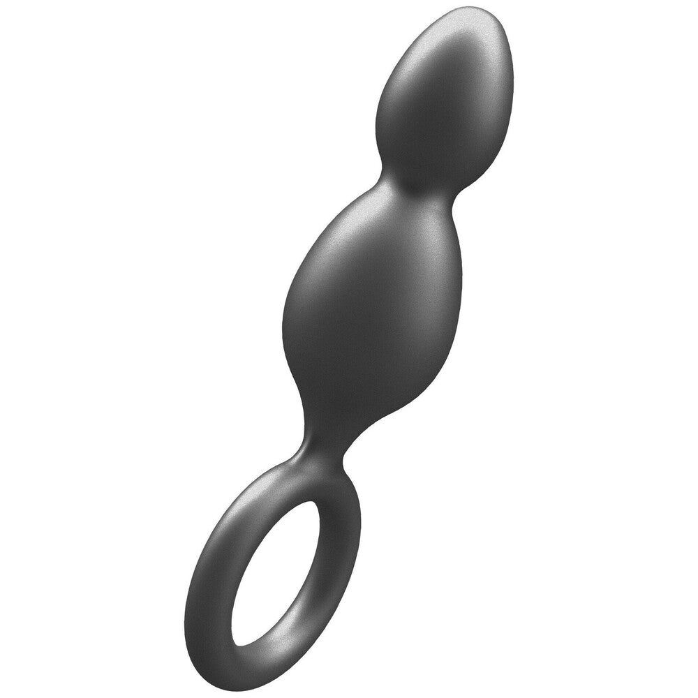 ToyJoy Buttocks The Plugger 2 Boules Plug en Silicone Métallique