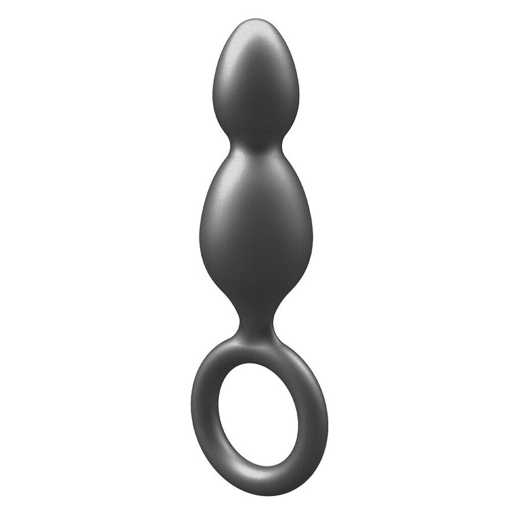 ToyJoy Buttocks The Plugger 2 Boules Plug en Silicone Métallique