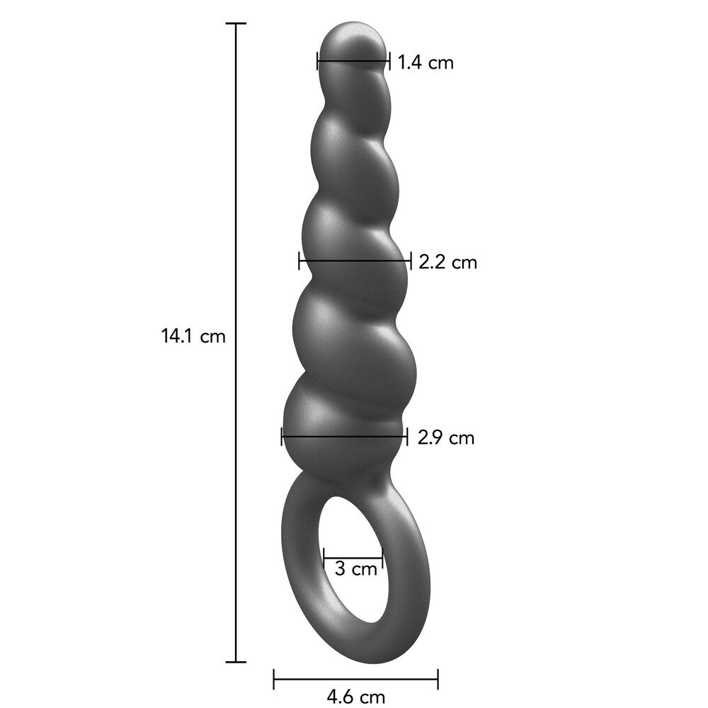 ToyJoy Buttocks The Screw Tapón de silicona metálico