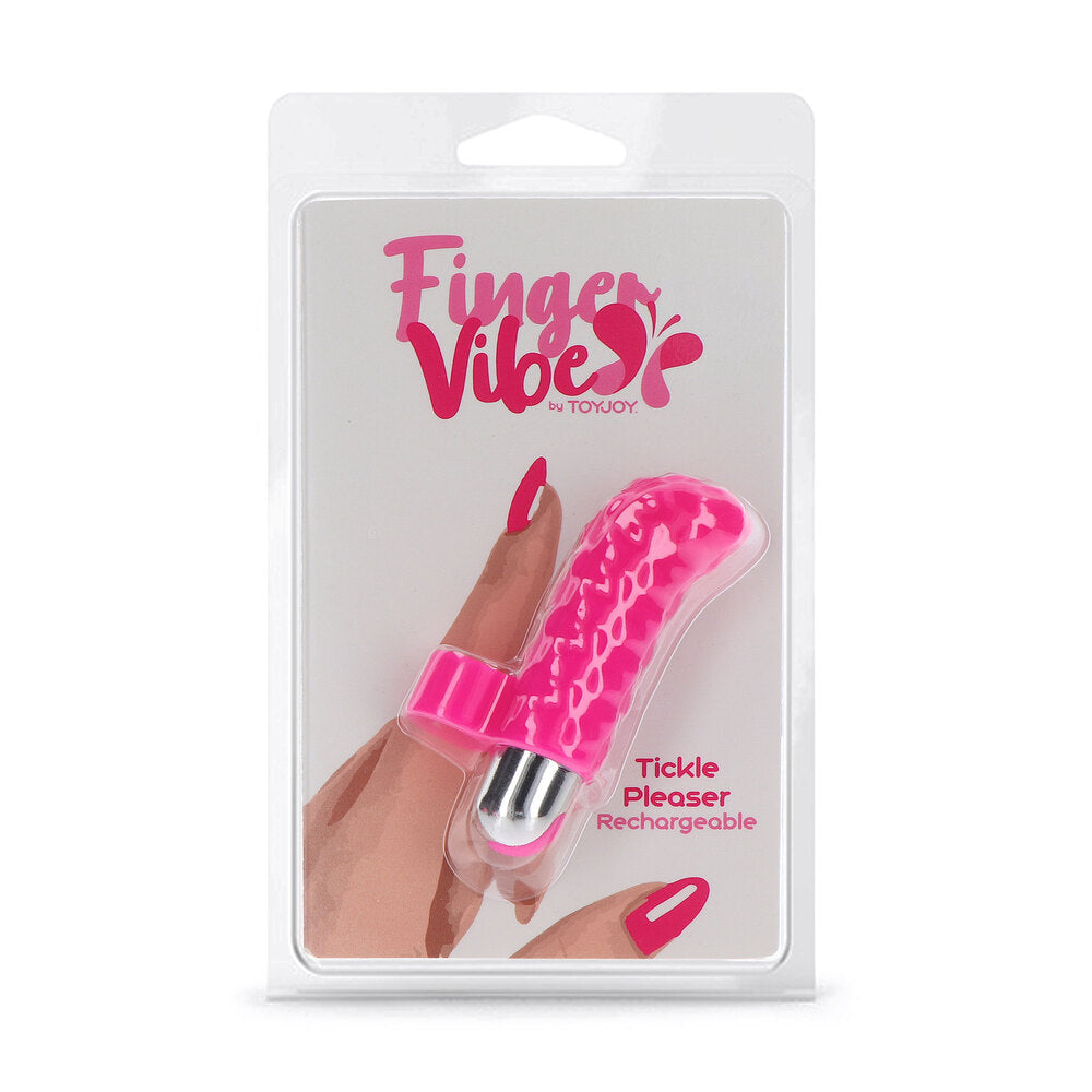 Vibromasseur rechargeable pour doigts ToyJoy Tickle Pleaser