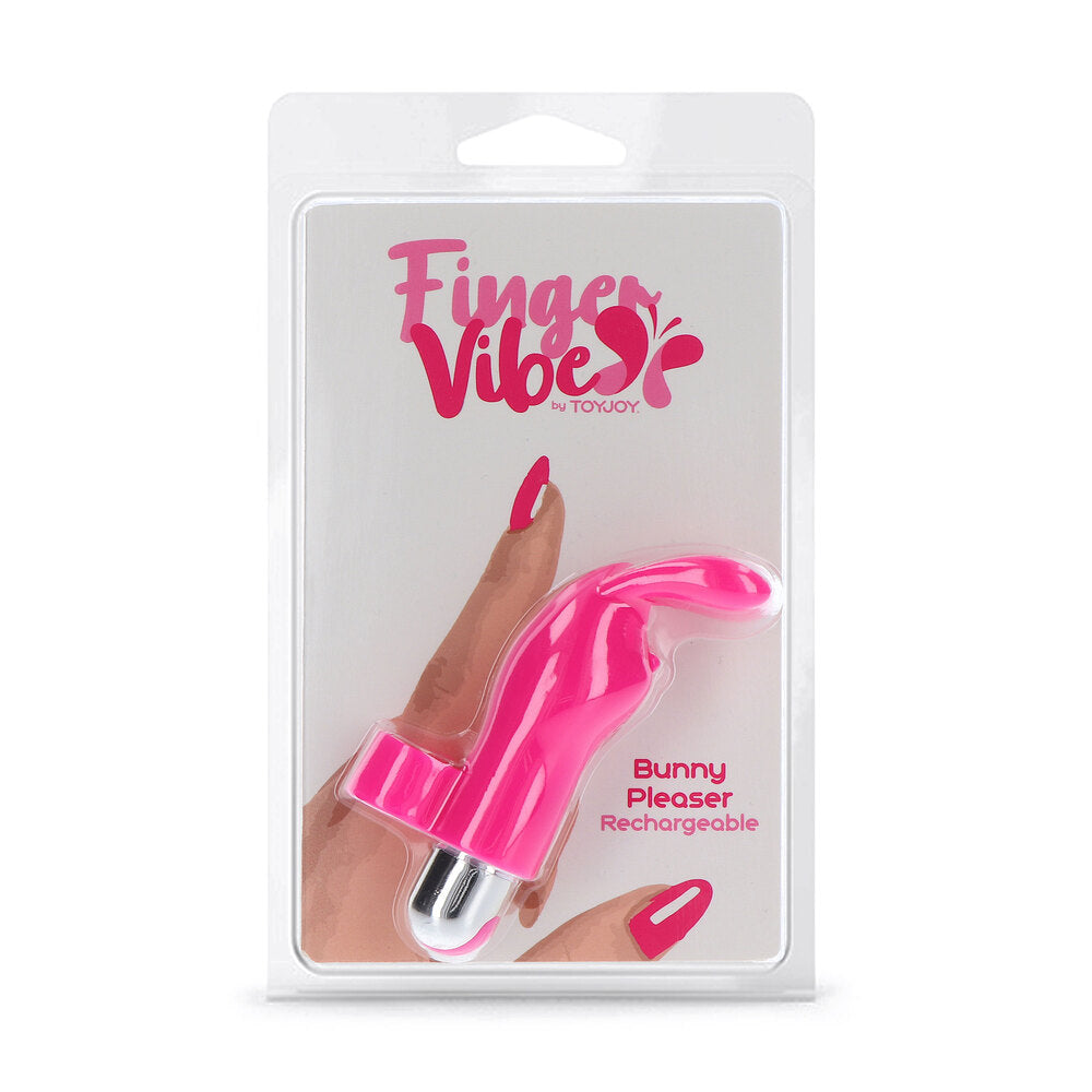 Vibrador de dedo recargable Bunny Pleaser de ToyJoy