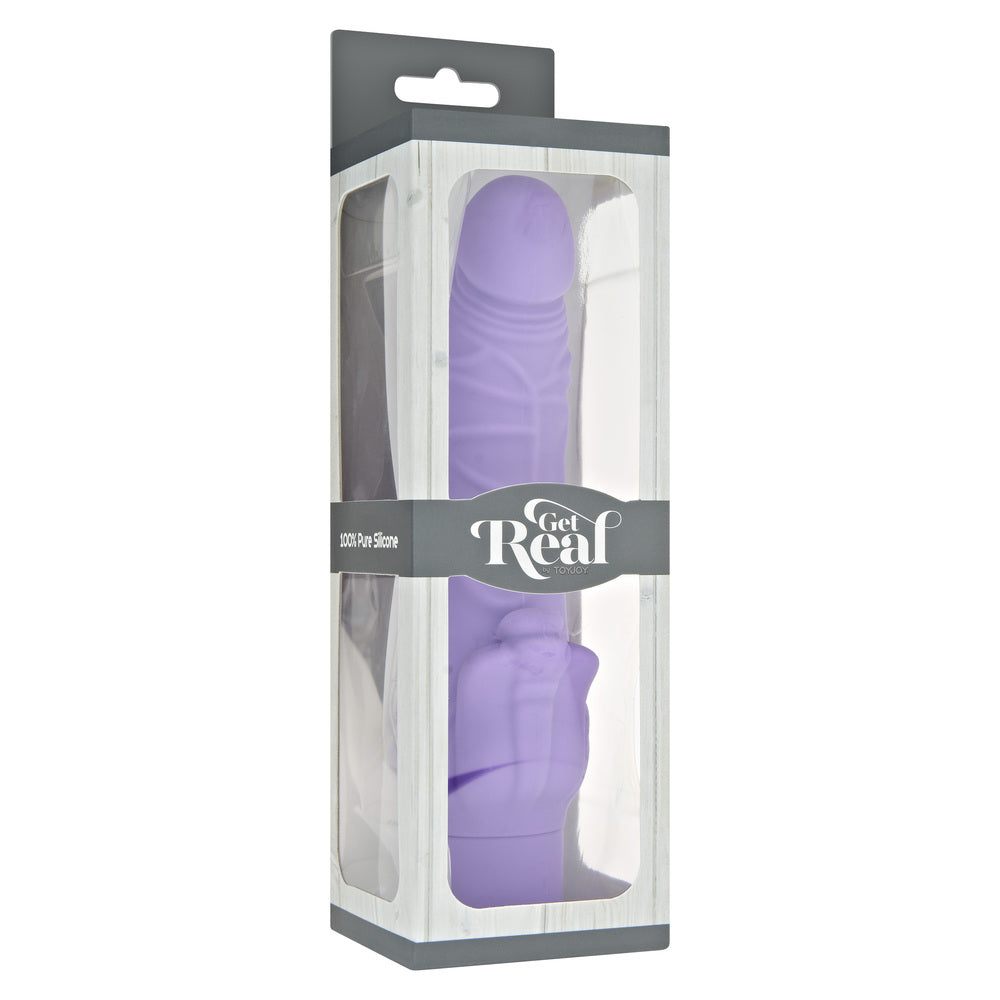 Vibrador estimulante clásico Get Real de ToyJoy, color morado