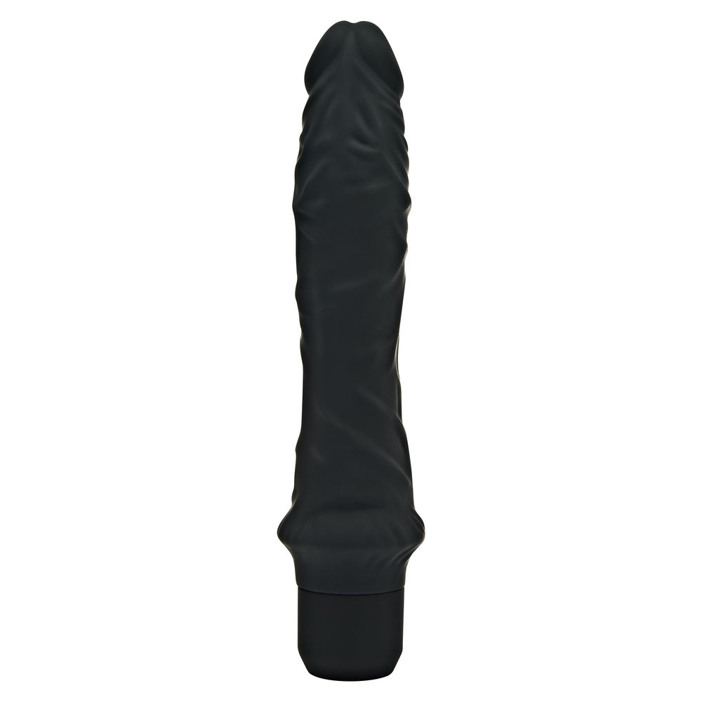 Vibromasseur classique en silicone ToyJoy Get Real Noir