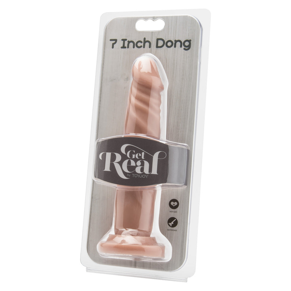 ToyJoy Get Real - Pene de 7 pulgadas color carne y rosa