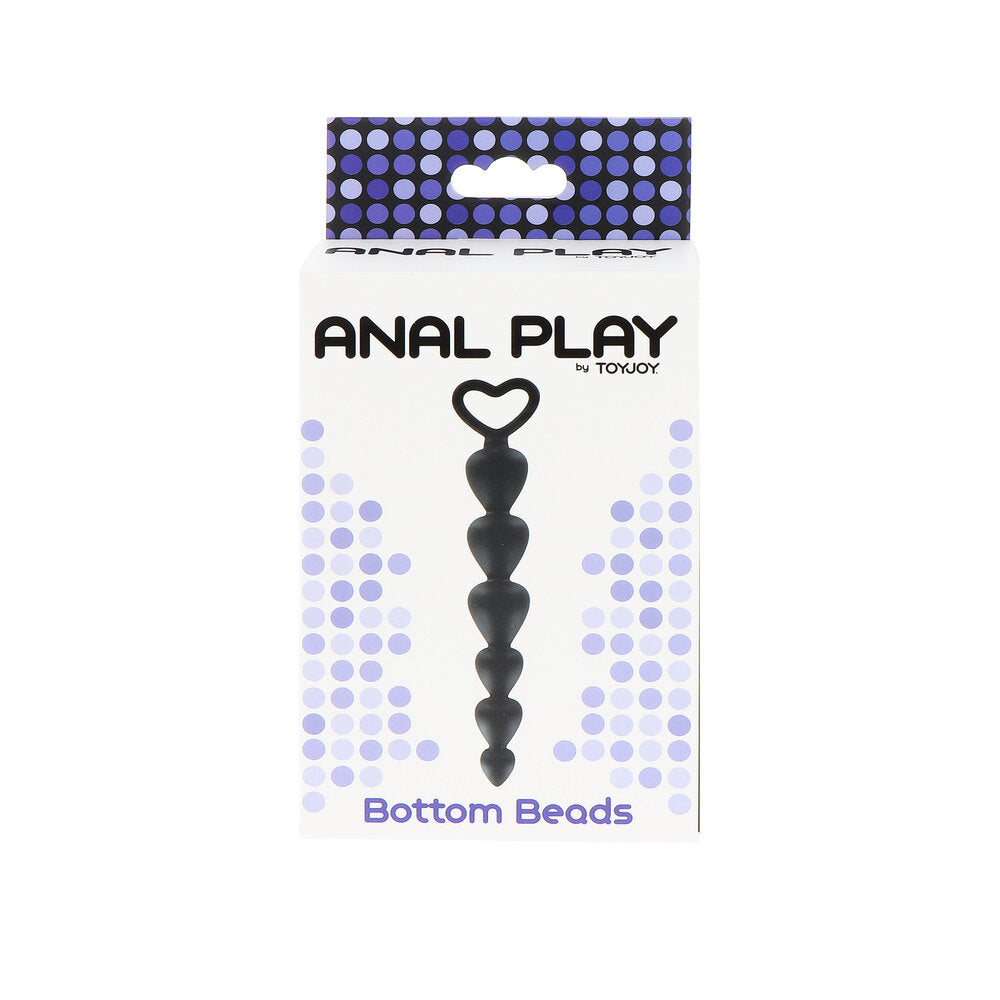 ToyJoy Anal Play - Cuentas inferiores negras