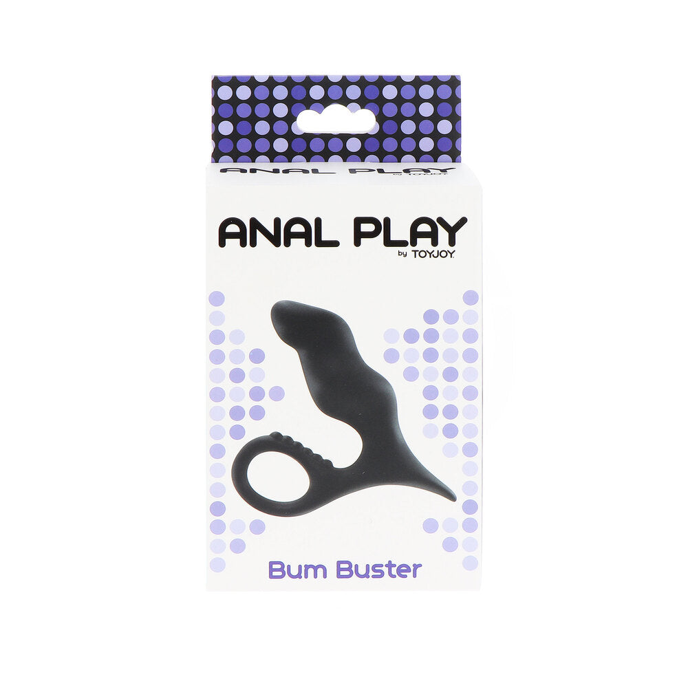 Masajeador de próstata ToyJoy Anal Play Bum Buster, color negro