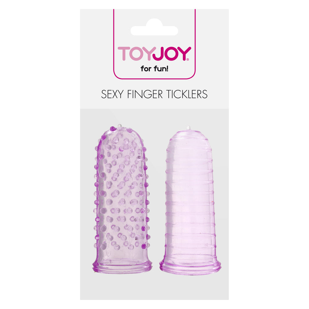 Cosquilleo sensual para dedos de ToyJoy, color morado