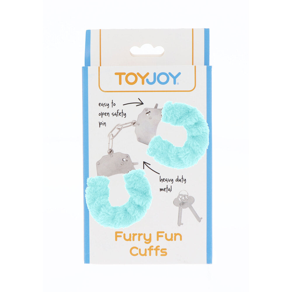 ToyJoy Furry Fun Poignets Aqua