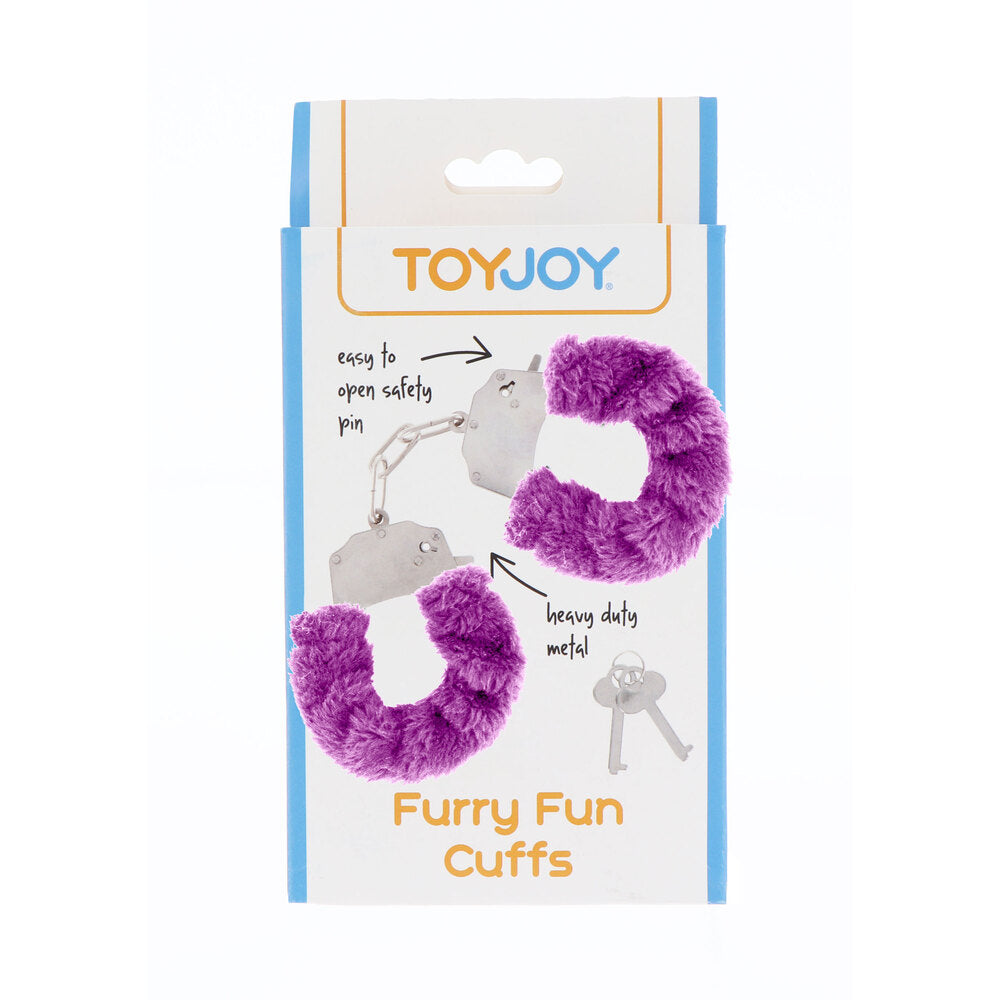 Esposas peludas y divertidas de ToyJoy en color morado