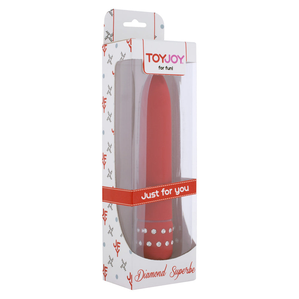 Mini vibromasseur ToyJoy Diamond Red Superbe