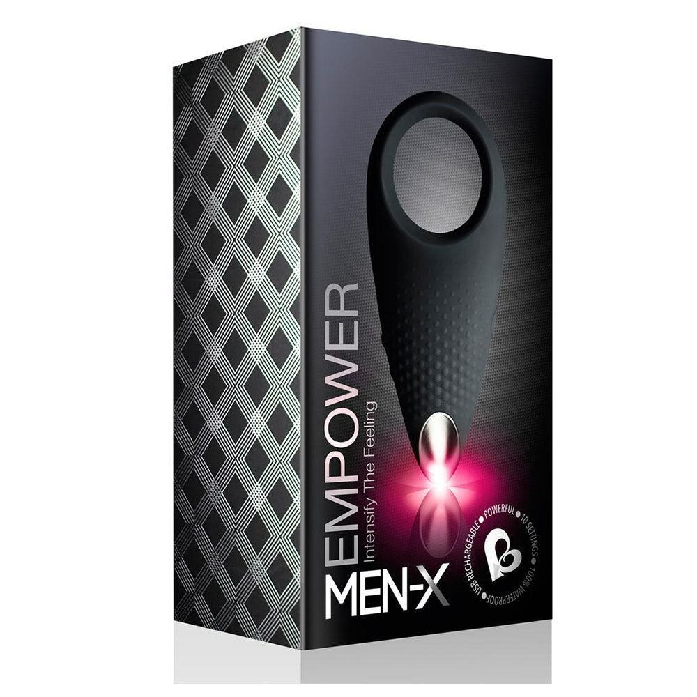 Rocks Off Empower MenX Cockring Black