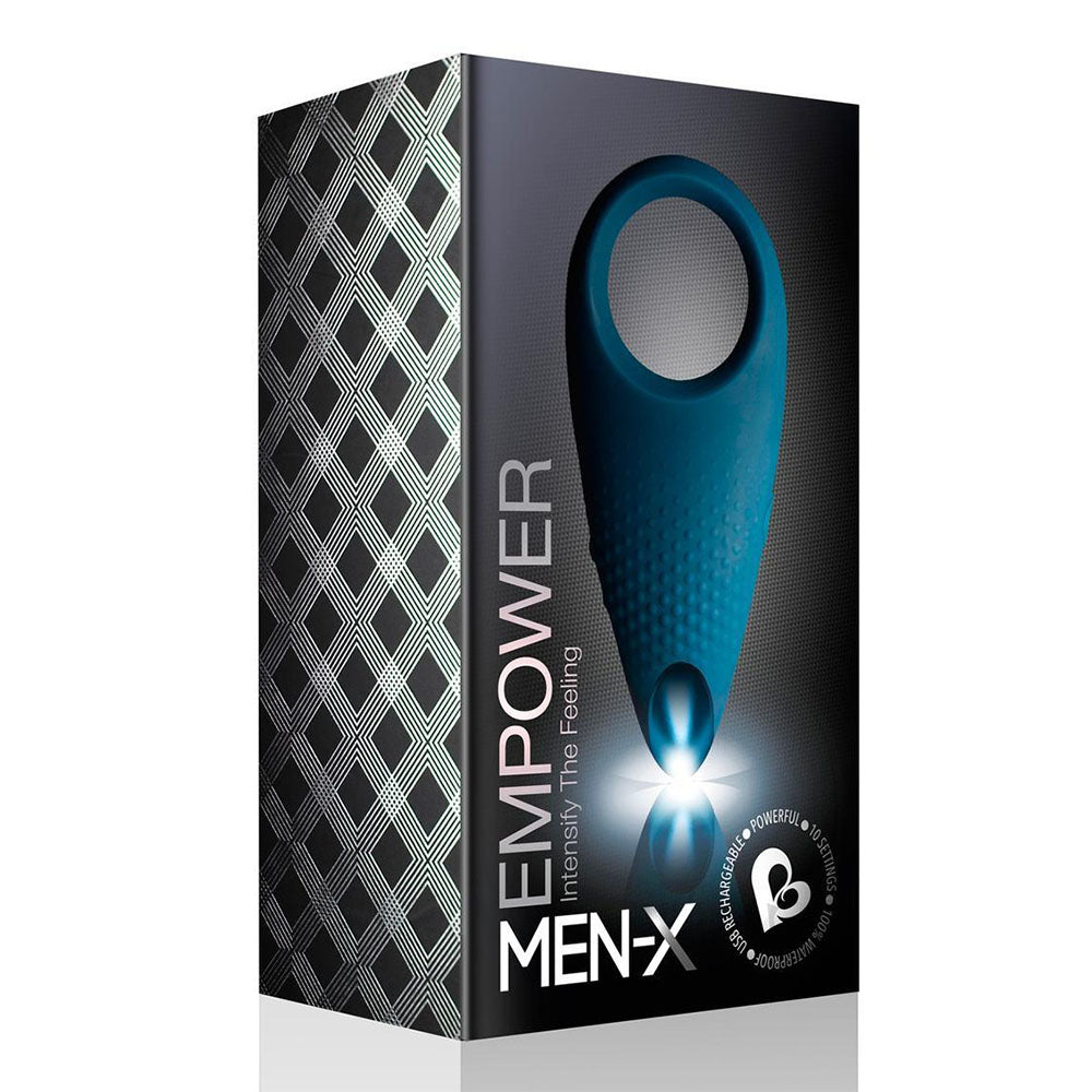 Anillo para el pene Rocks Off Empower MenX azul