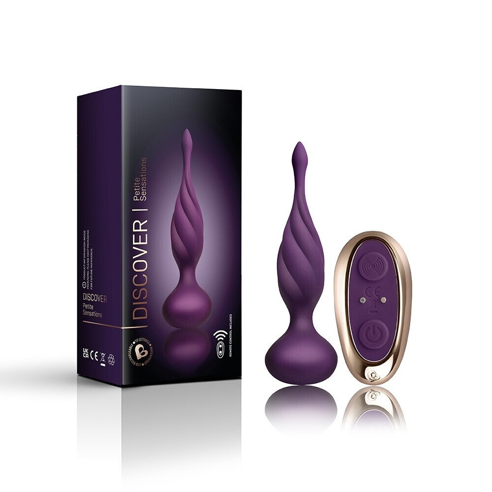 Rocks Off Petite Sensations Discover Butt Plug Violet