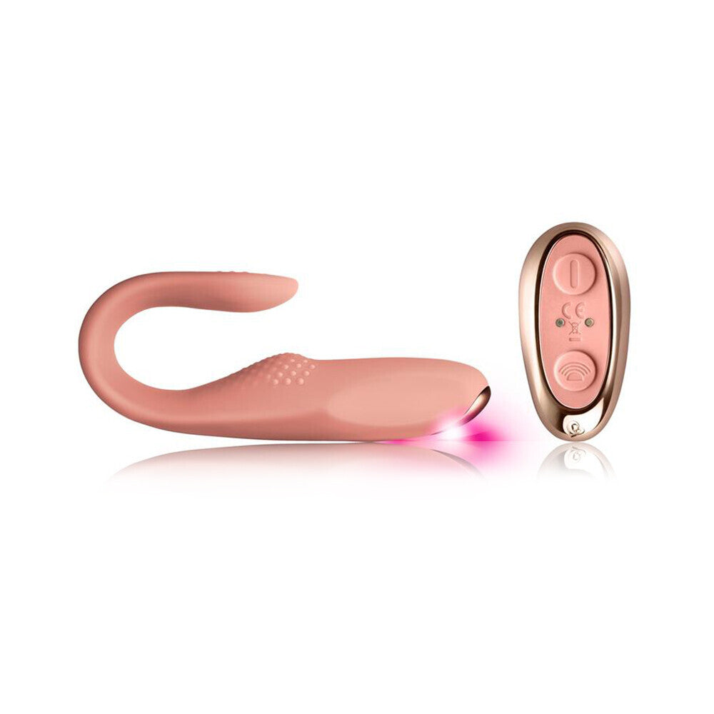 Vibrador flexible de placer definitivo Rocks Off Two Vibe Pink