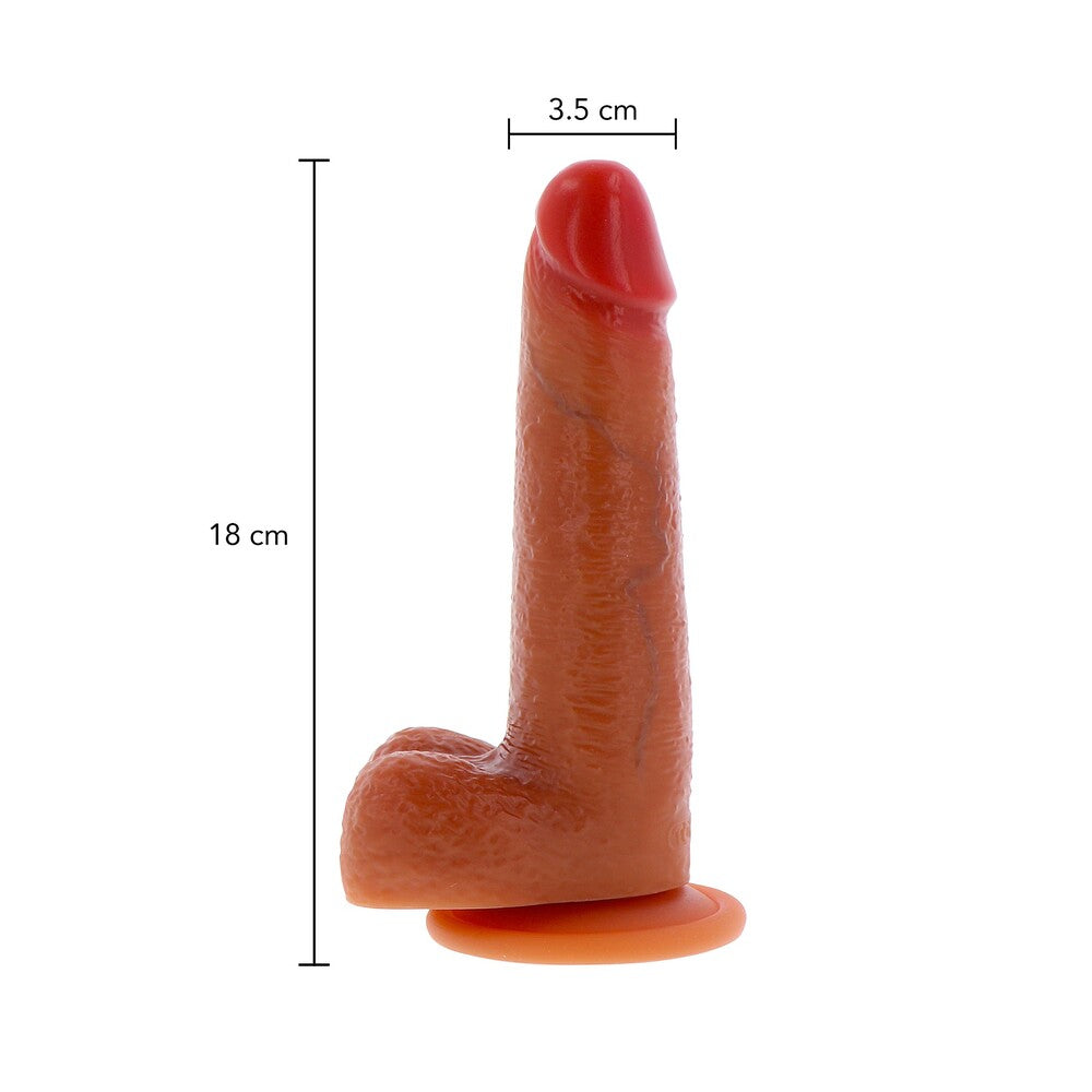 Gode ​​prépuce coulissant en silicone ToyJoy Get Real