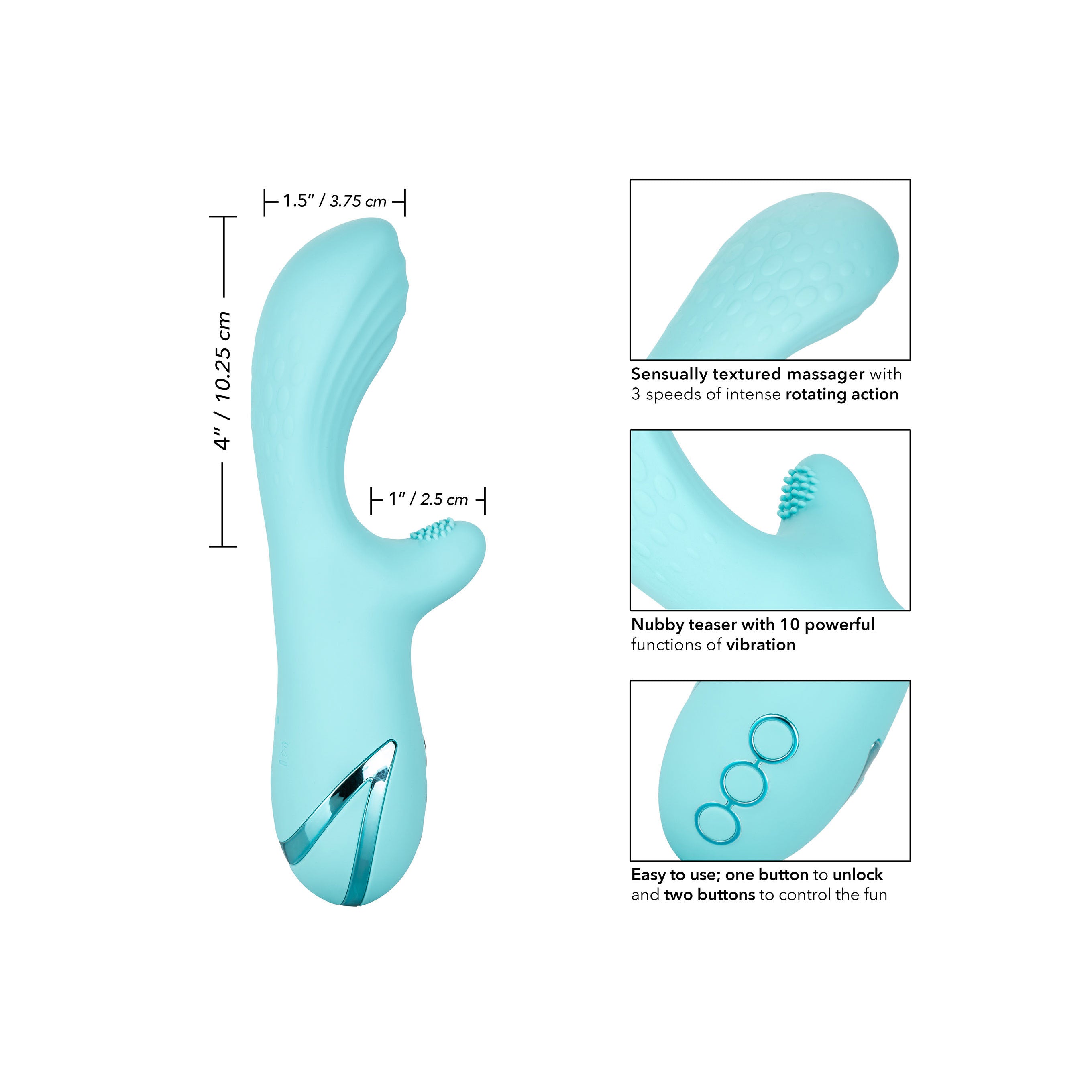 Vibrador recargable por USB Catalina Climaxer