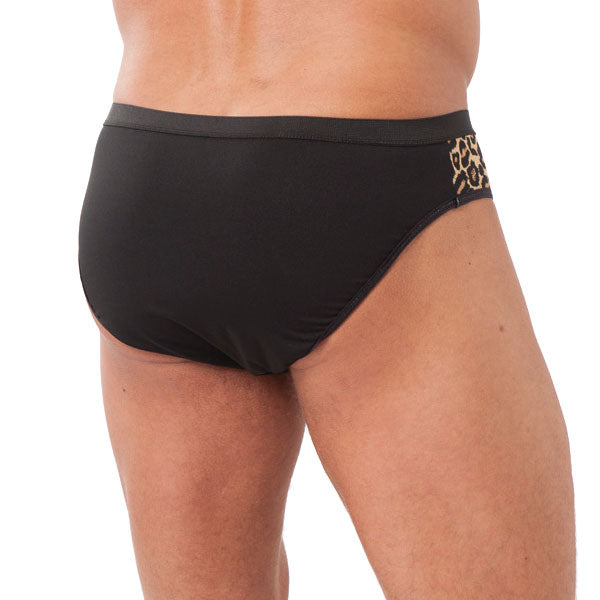 Calzoncillos con cremallera y estampado animal para hombre