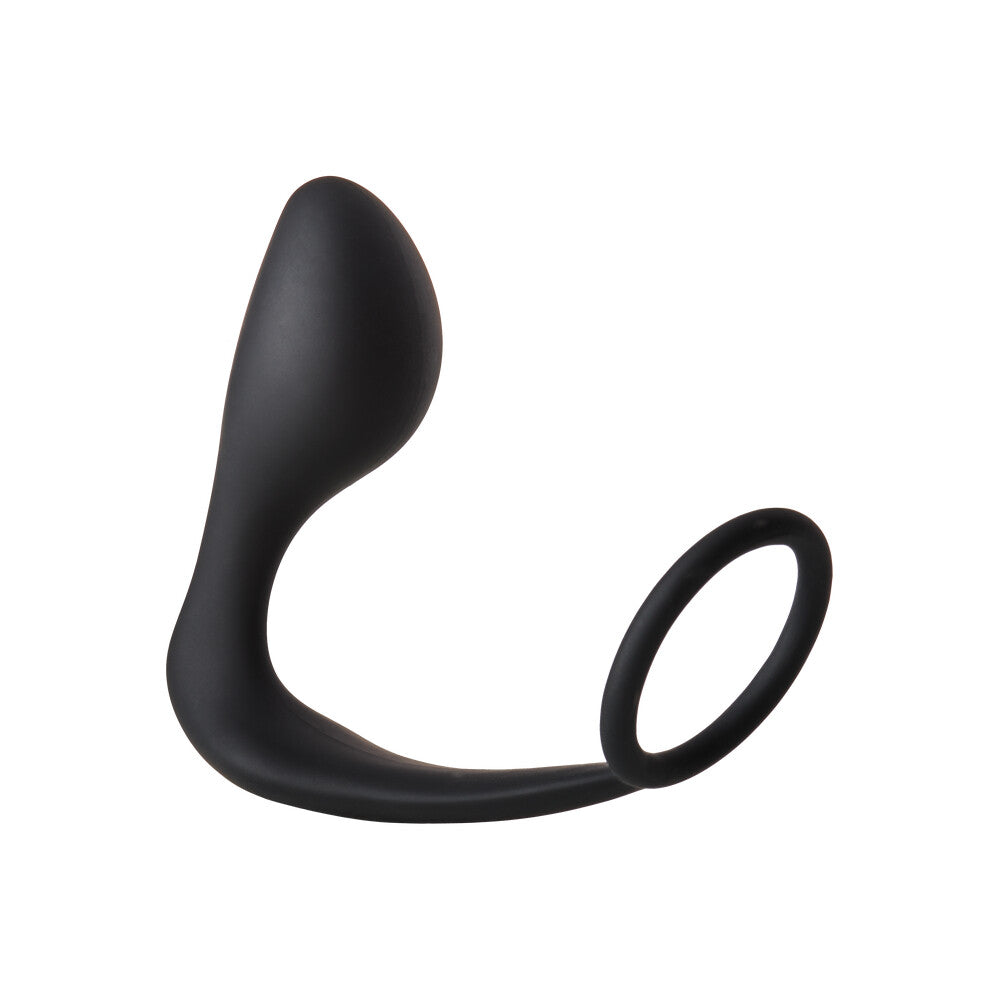 Fantástico plug anal con anillo para el pene