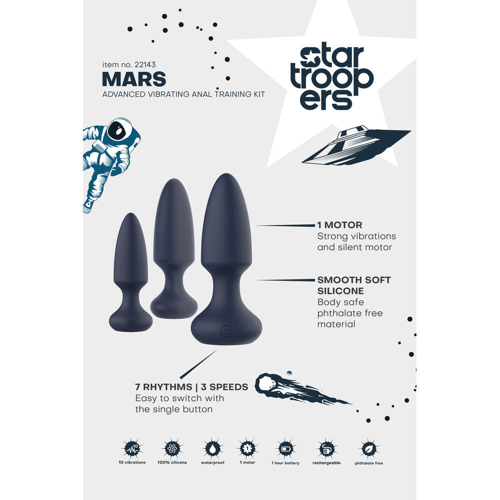 Kit de vibration anal avancé Startroopers Mars