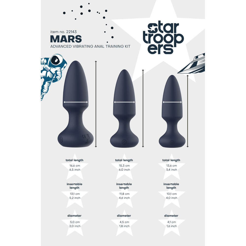 Kit de vibration anal avancé Startroopers Mars