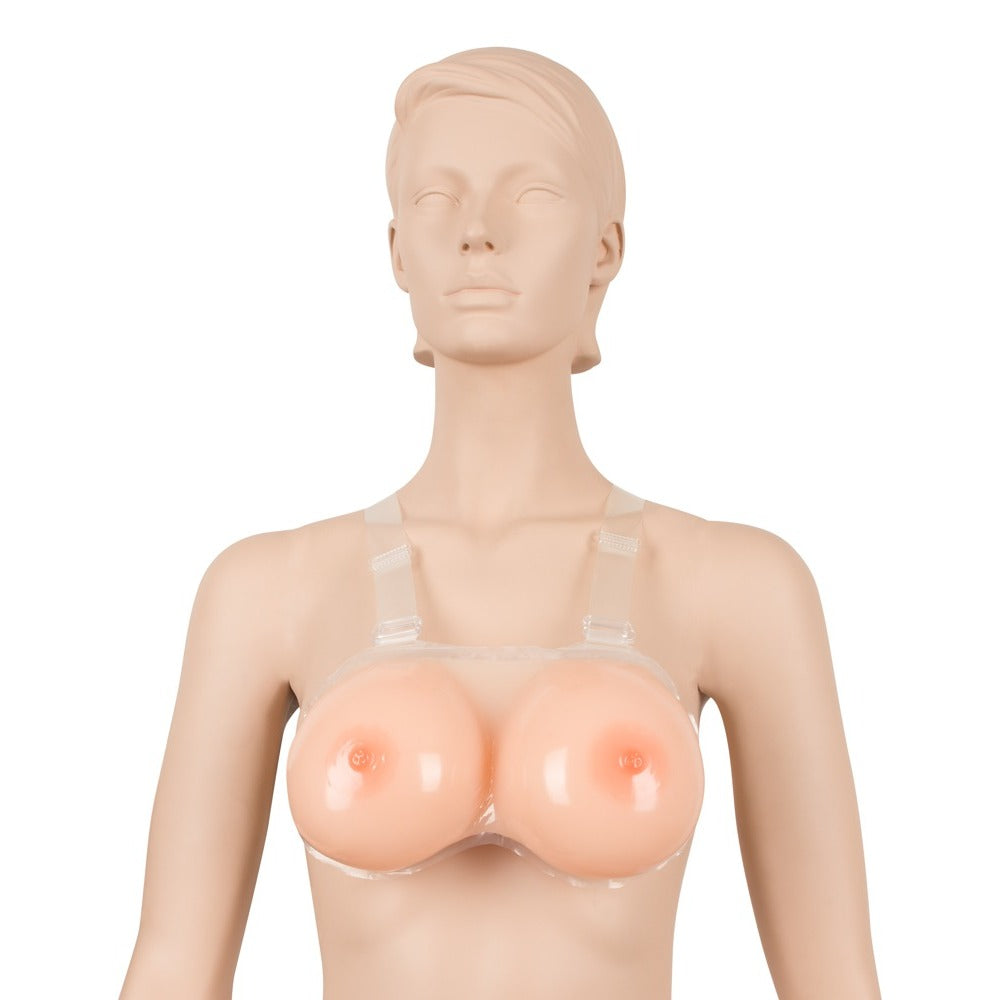 Seins en silicone avec sangle 1200g