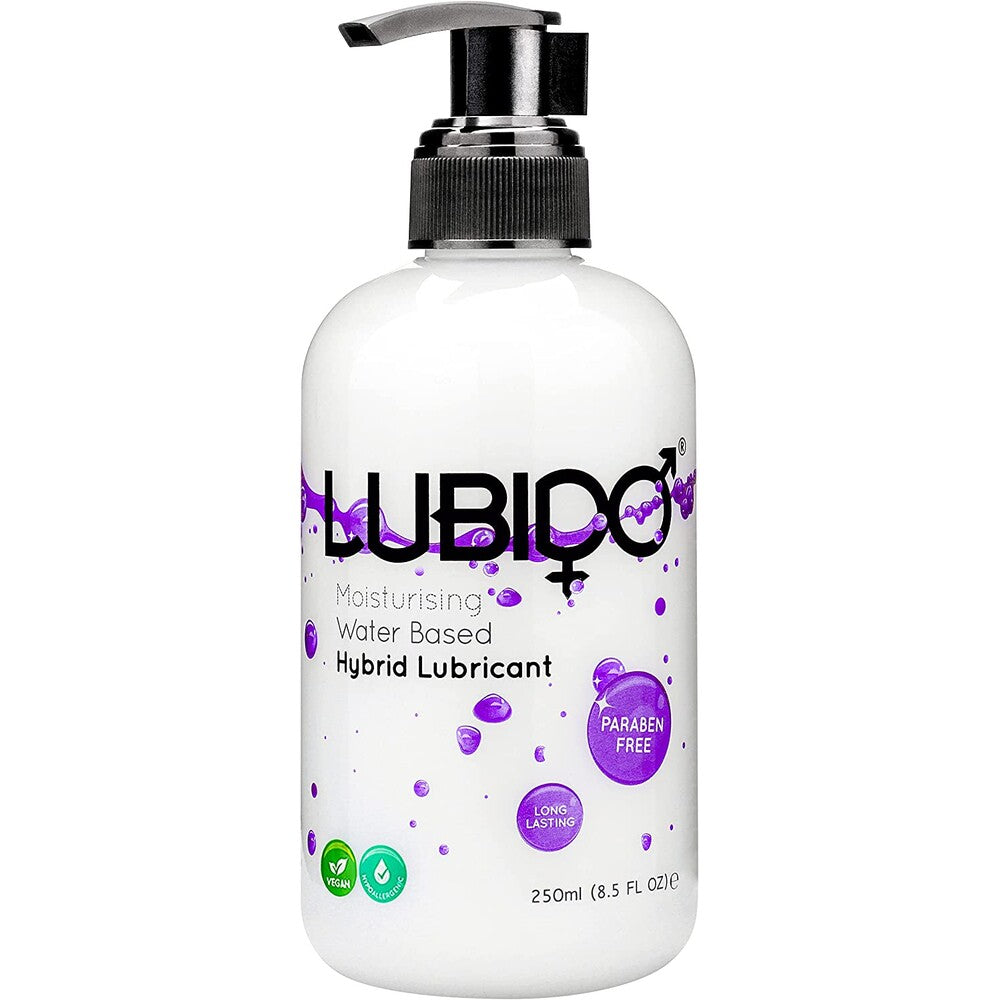 Lubricante a base de agua sin parabenos Lubido HYBRID 250 ml