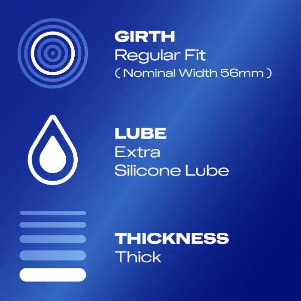 Lot de 3 préservatifs Durex Extra Safe Regular Fit