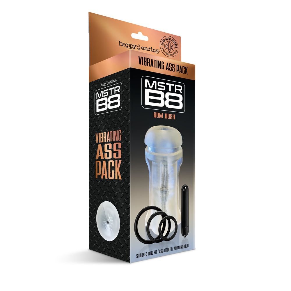 Pack de vibromasseurs pour fesses Happy Ending MSTR B8 Bum Rush