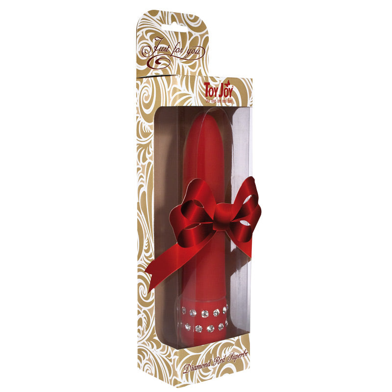 Mini vibromasseur ToyJoy Diamond Red Superbe