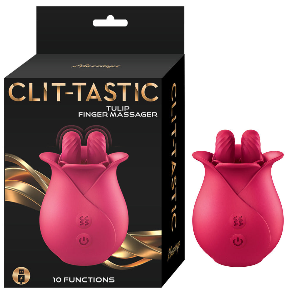 ClitTastic Tulipe Masseur de Doigts Rechargeable