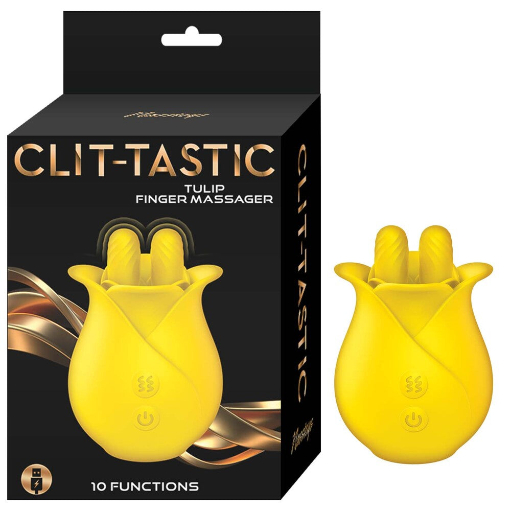 ClitTastic Tulipe Masseur de Doigts Rechargeable