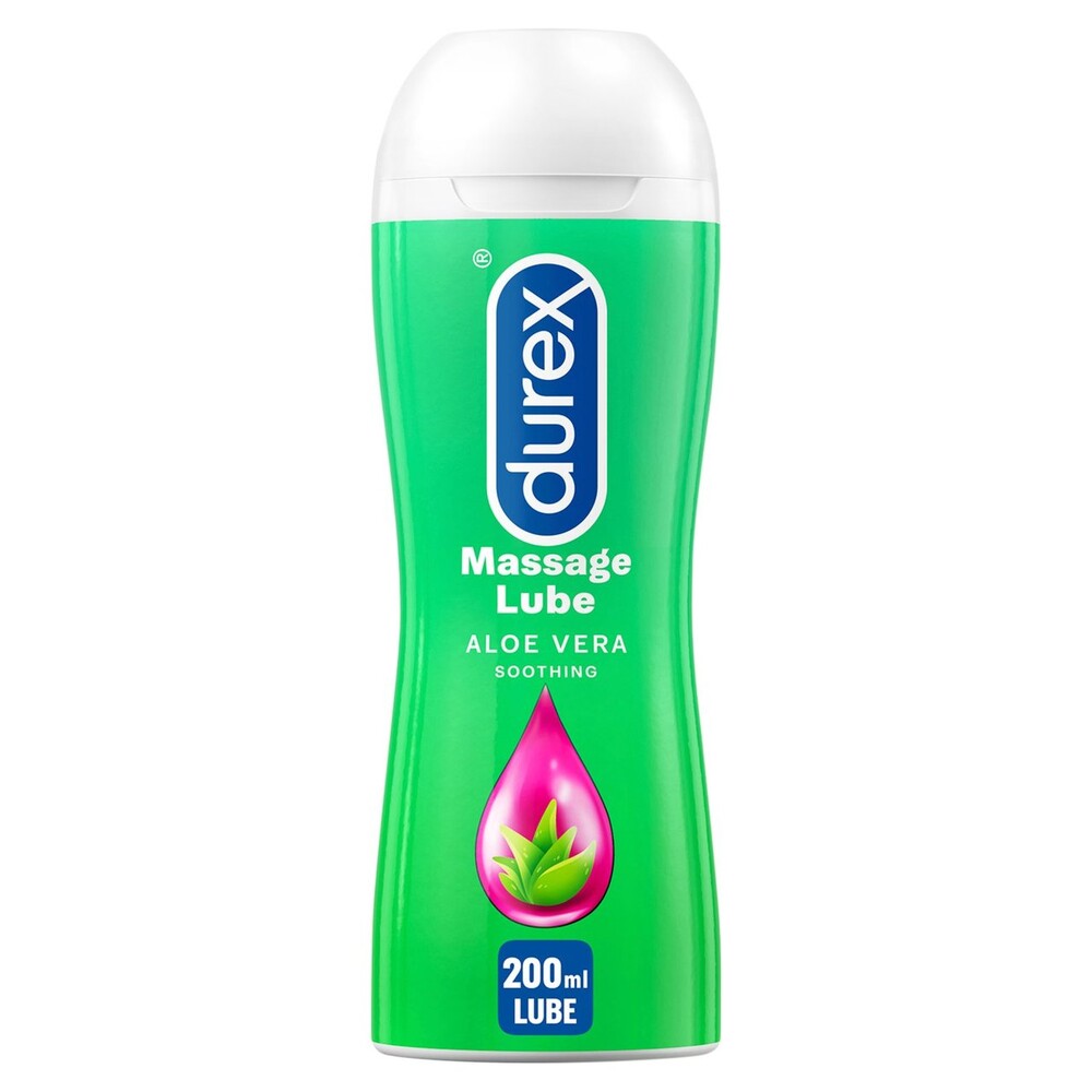 Lubricante para masajes Durex Aloe Vera calmante 200 ml