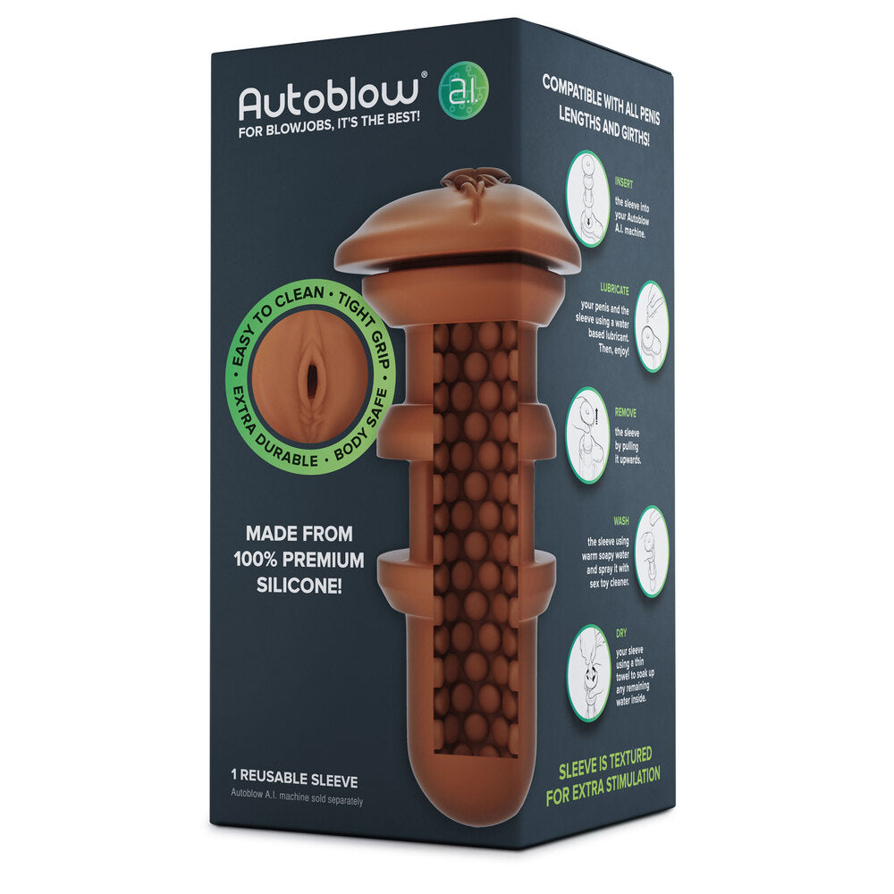 Manchon vaginal réutilisable Autoblow AI