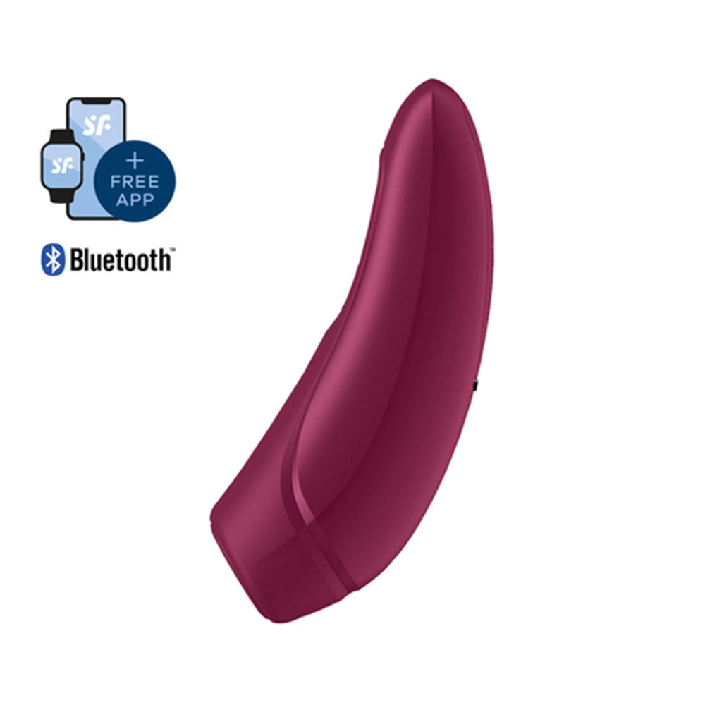 Aplicación Satisfyer habilitada Curvy 1 Plus Rose Red