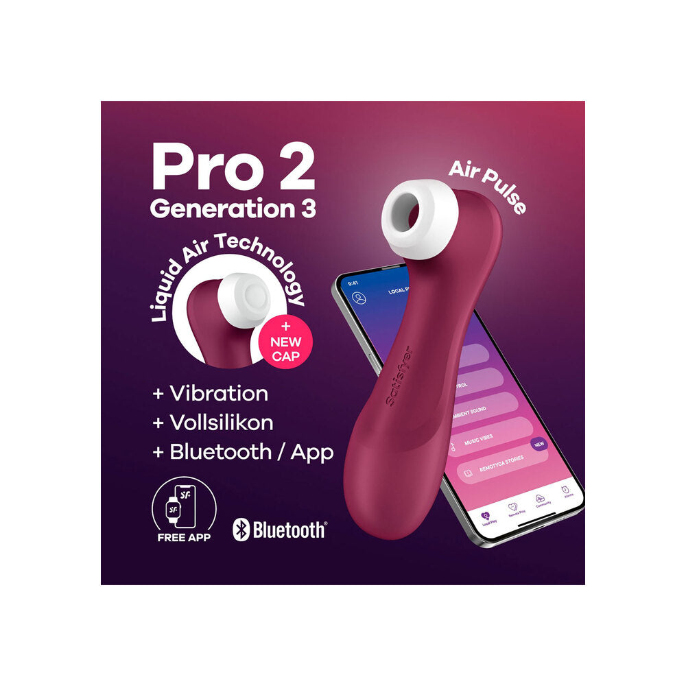 Satisfyer Pro 2 Génération 3 avec Air Tech et application