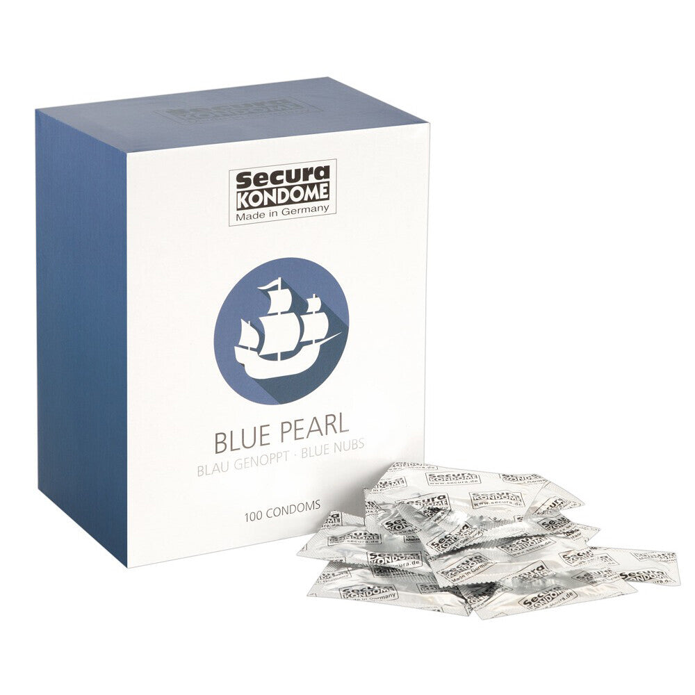 Condones Secura Kondome Blue Pearl x100