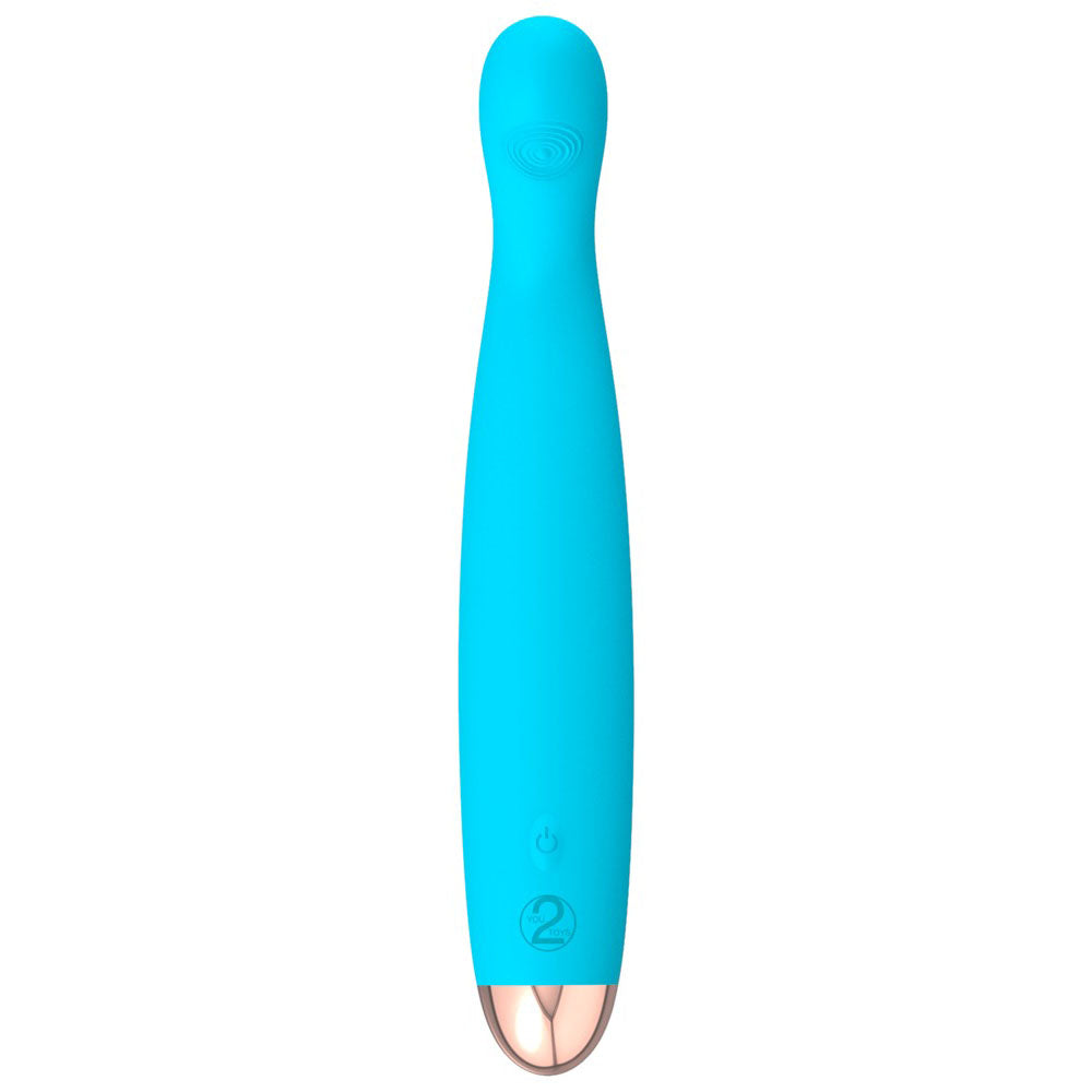 Mini vibromasseur rechargeable Cuties Silk Touch bleu