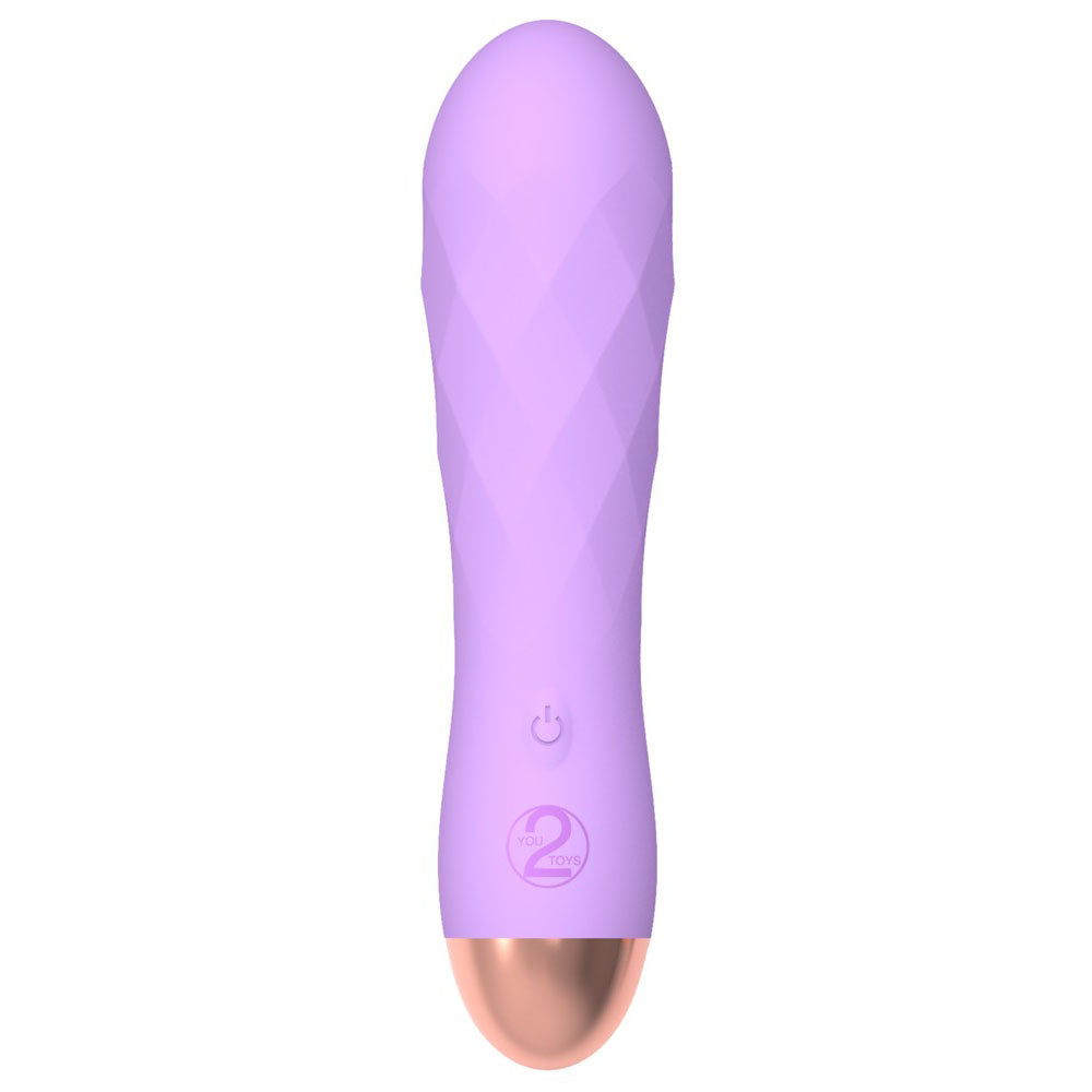 Mini vibrador recargable Cuties Silk Touch morado