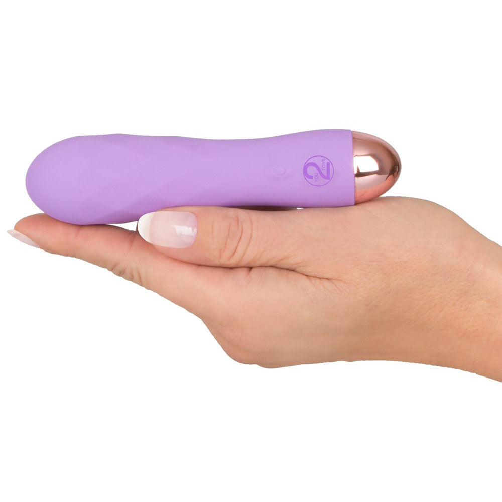 Mini vibromasseur rechargeable Cuties Silk Touch violet