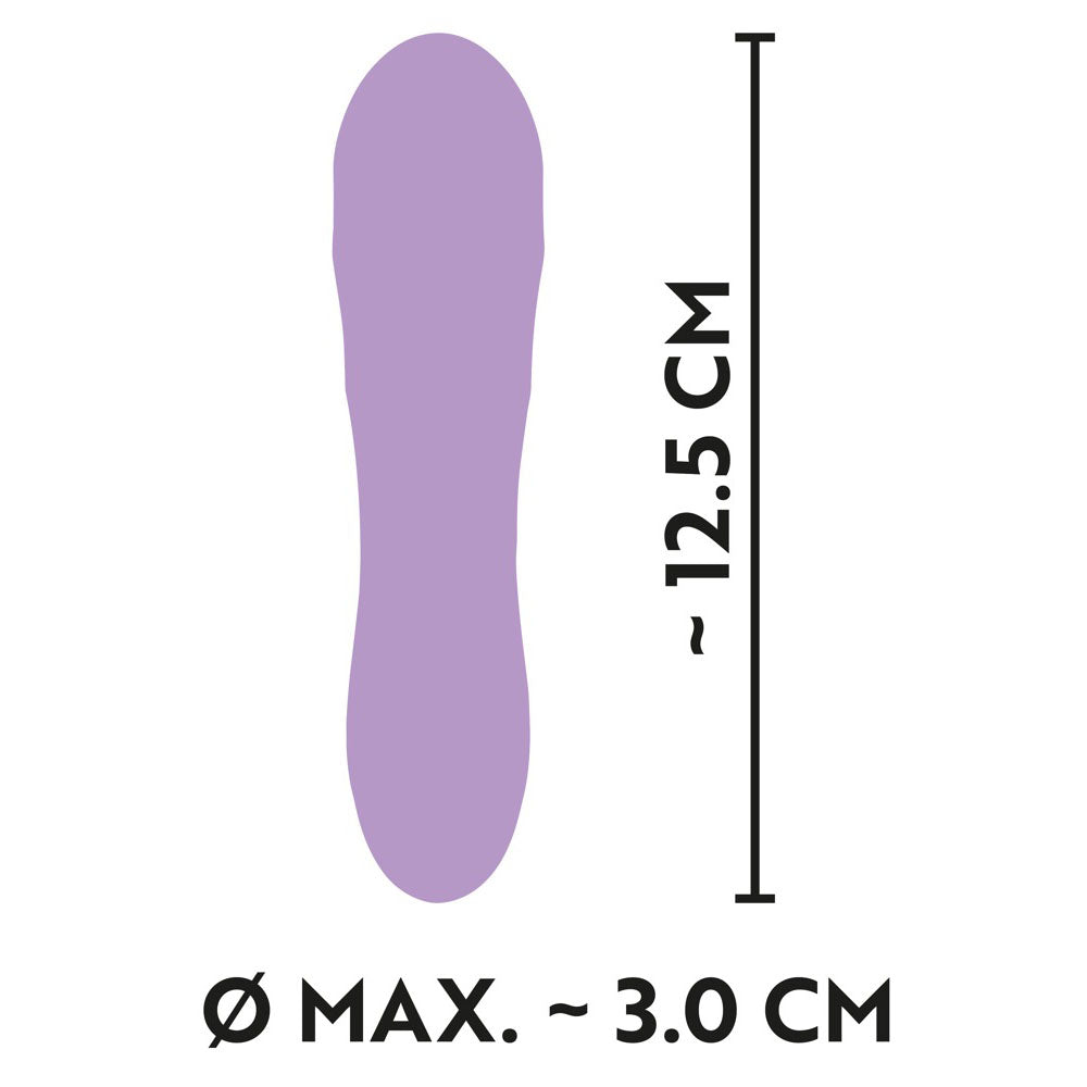 Mini vibrador recargable Cuties Silk Touch morado