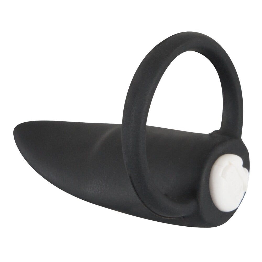 Anillo vibrador de terciopelo negro