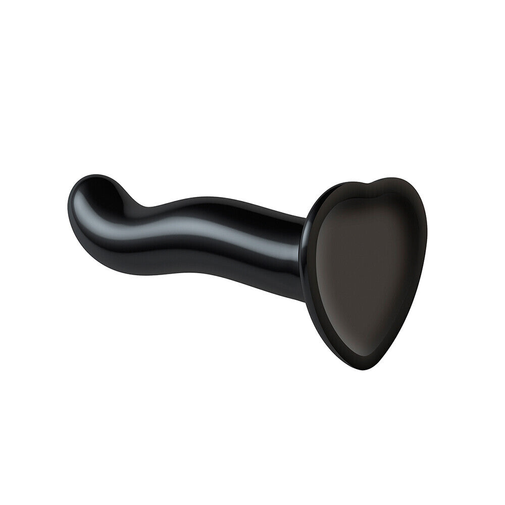 Gode ​​courbé Strap On Me pour prostate et point G, grand modèle noir