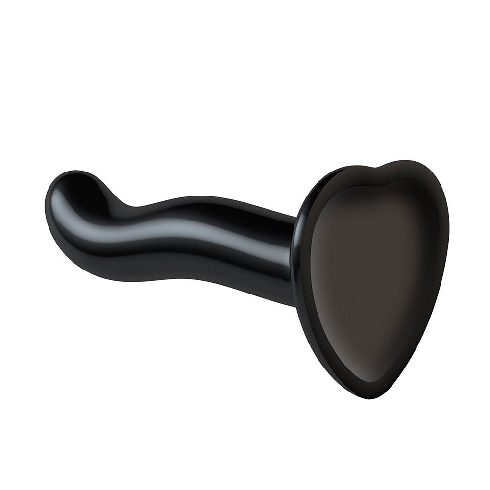 Gode ​​courbé Strap On Me pour prostate et point G Petit modèle noir